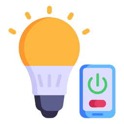 Smart bulb icon