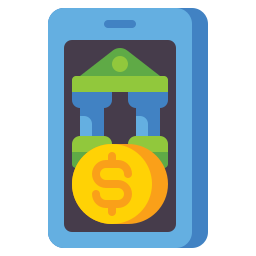 Mobile banking icon