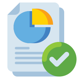 Financial report icon