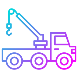 Crane truck icon