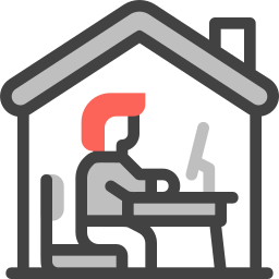 Work from home icon