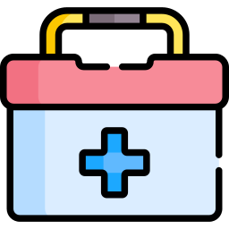 First aid kit icon