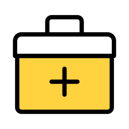 First aid kit icon