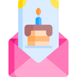 Birthday card icon