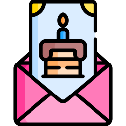 Birthday card icon