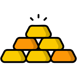 Gold bar icon