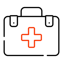 First aid kit icon