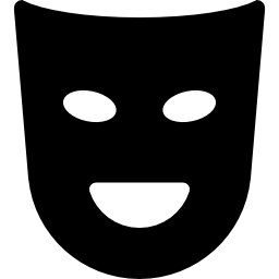 masque heureux Icône