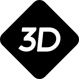 Ícone de vídeo 3d Ícone