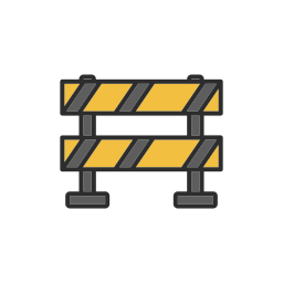 Road block icon