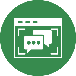 Online chat icon