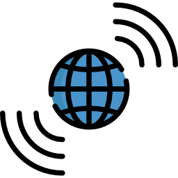 Earth grid icon