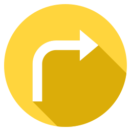 Turn right icon