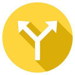 Y intersection icon