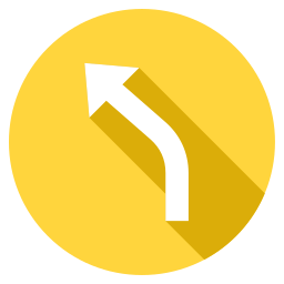 Turn left icon