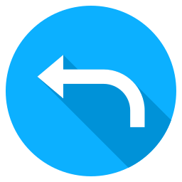 Turn left icon