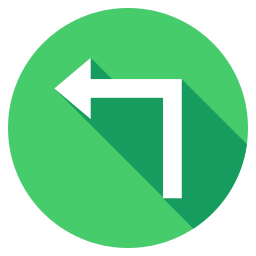 Turn left icon