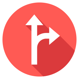 Right turn icon