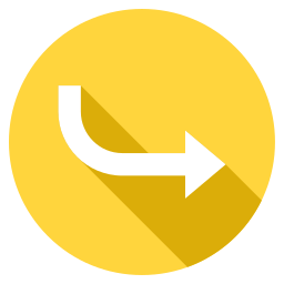 Turn right icon