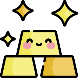 Gold bar icon