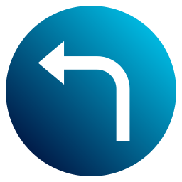 Turn left icon