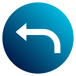 Turn left icon