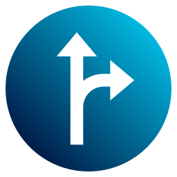 Right turn icon