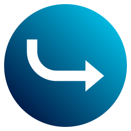 Turn right icon