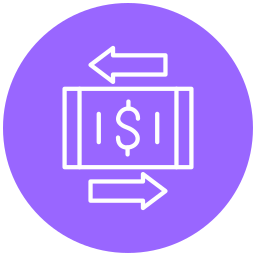 Money transfer icon