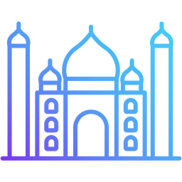 taj mahal icon