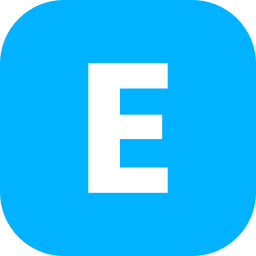 Letter e icon