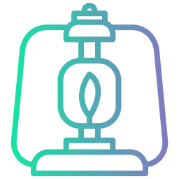 Oil lamp icon