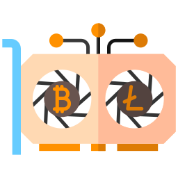 mineração de gpu Ícone