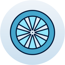 Car wheel icon