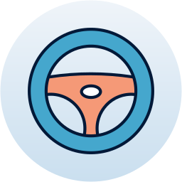 Steering wheel icon