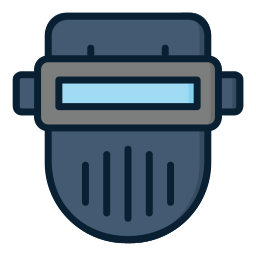 Welding mask icon