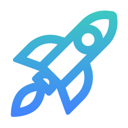 Rocket launch icon