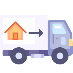 Moving truck icon