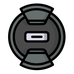 Lens cap icon