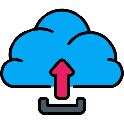 Cloud upload icon