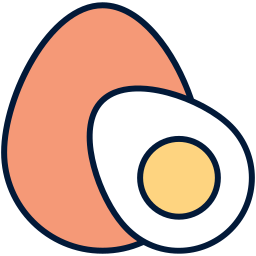 Boiled egg icon