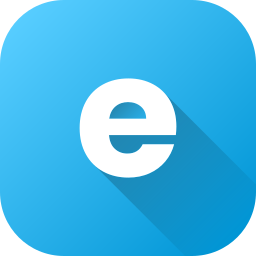 Letter e icon