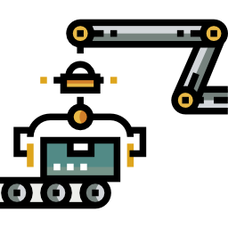 Industrial robot icon