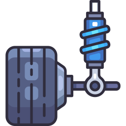 Shock absorber icon