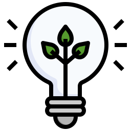 Eco bulb icon