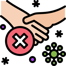 No handshake icon