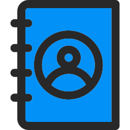 Phone book icon