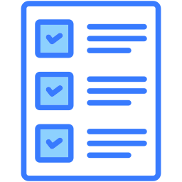 lista de controle Ícone