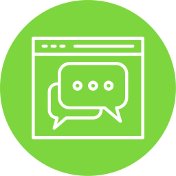 Web chat icon