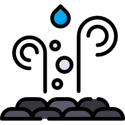 pierres chaudes Icône